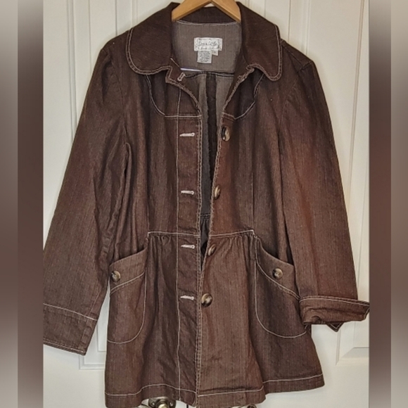 Live a Little Jean Jacket XL - Picture 1 of 5